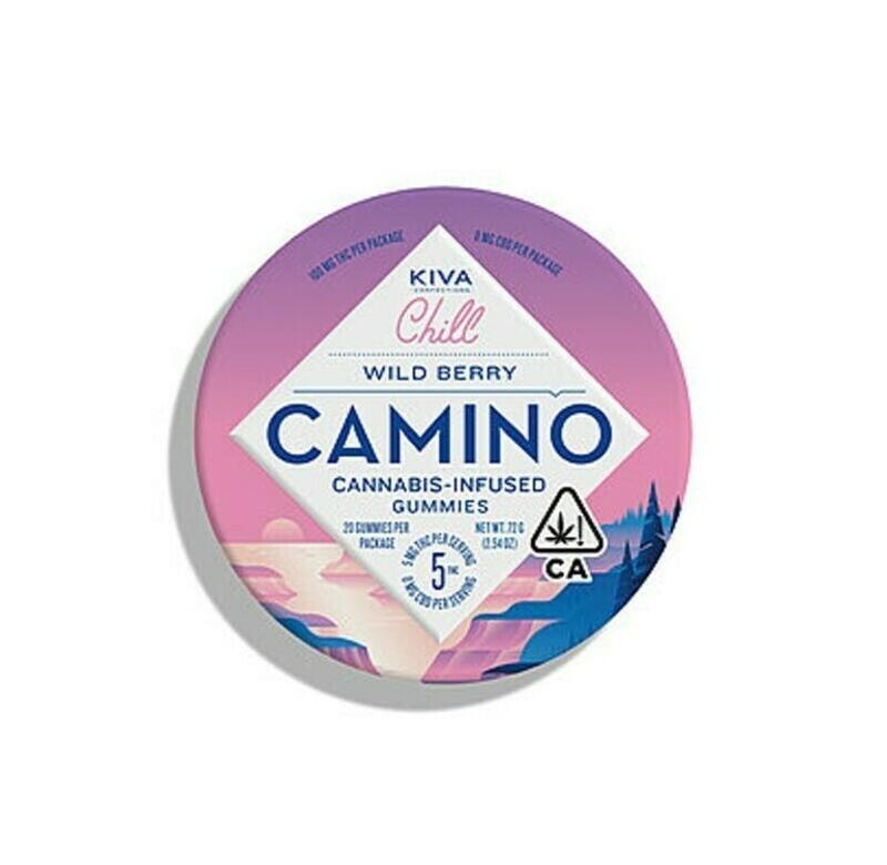 KIVA CAMINO | Kiva - Camino - Wild Berry Gummies - (100mg)
