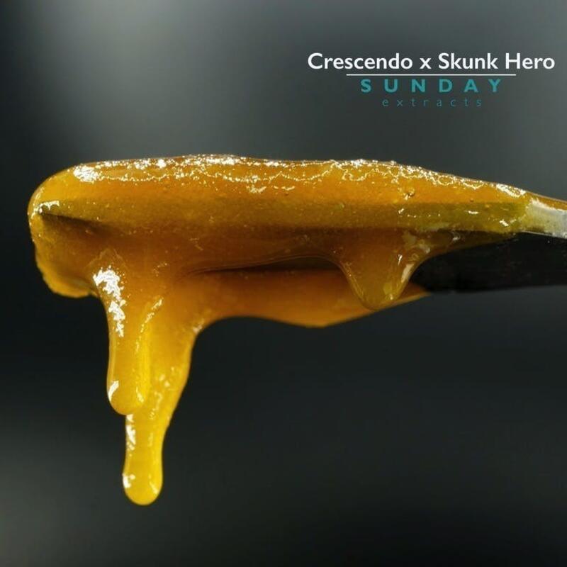 1g Concentrate Cured Resin - Crescendo x Skunk