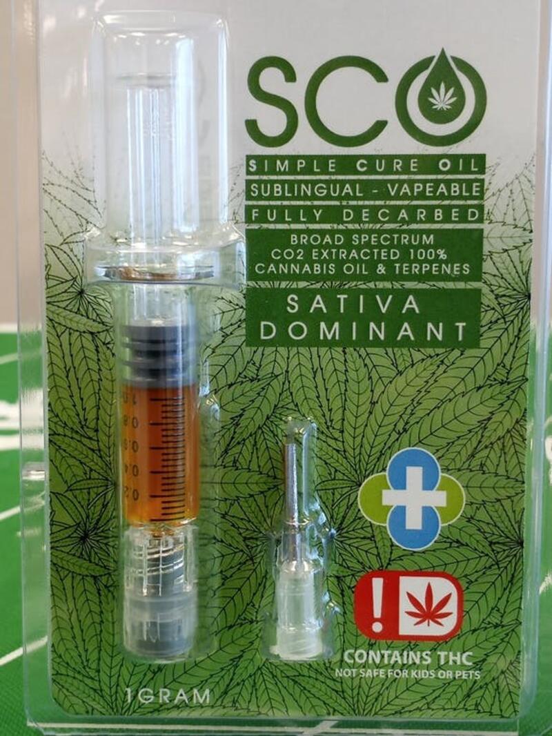 Simple Cures Sativa SCO Oil
