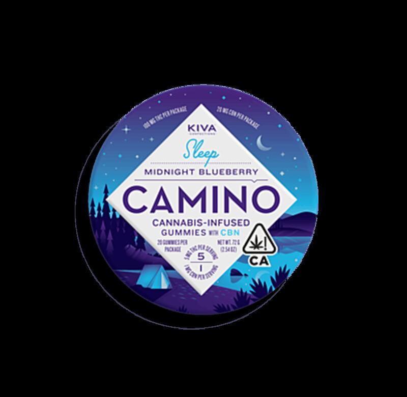 KIVA CAMINO | Kiva - Camino - Midnight Blueberry CBN Gummy