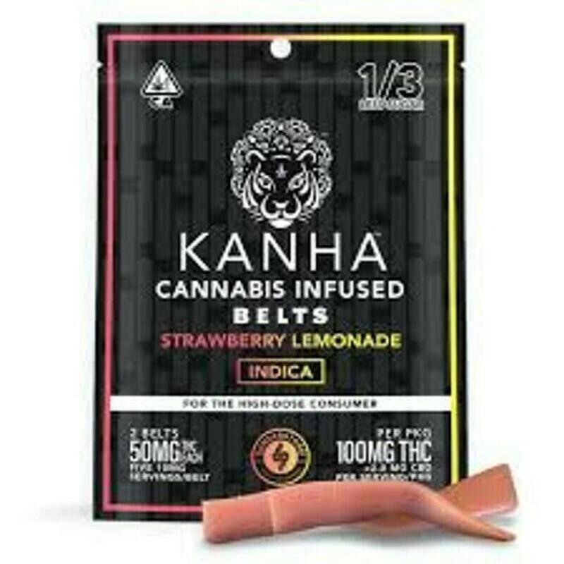 KANHA | Kanha - Strawberry Lemonade Gummy Belt - (100mg)