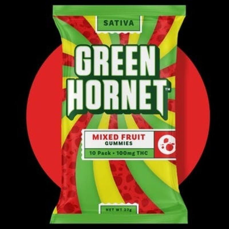 Green Hornet Mixed Fruit 100mg Sativa