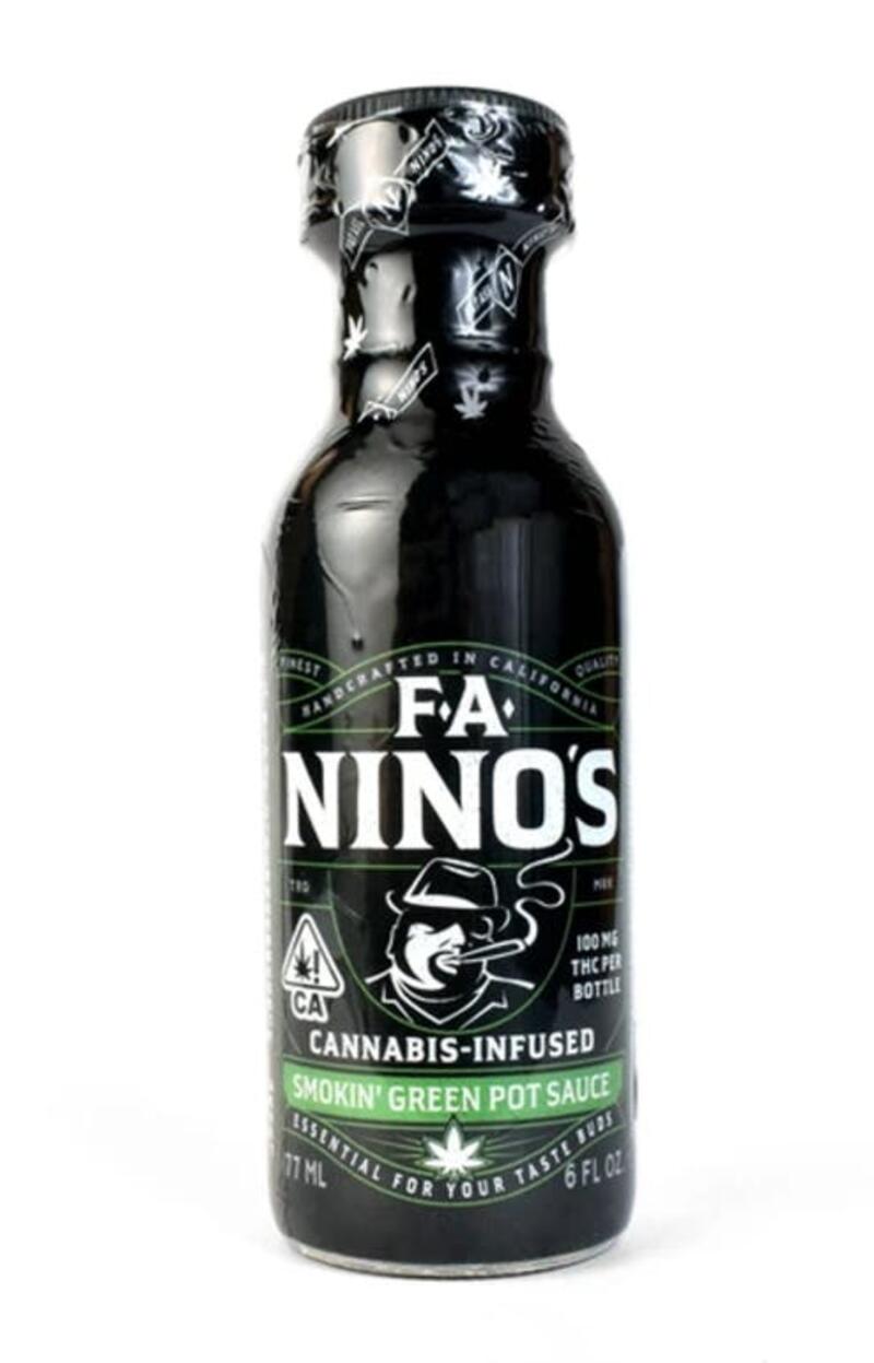 FA Nino's - Smokin Green Pot Sauce - Hot Sauce 6oz