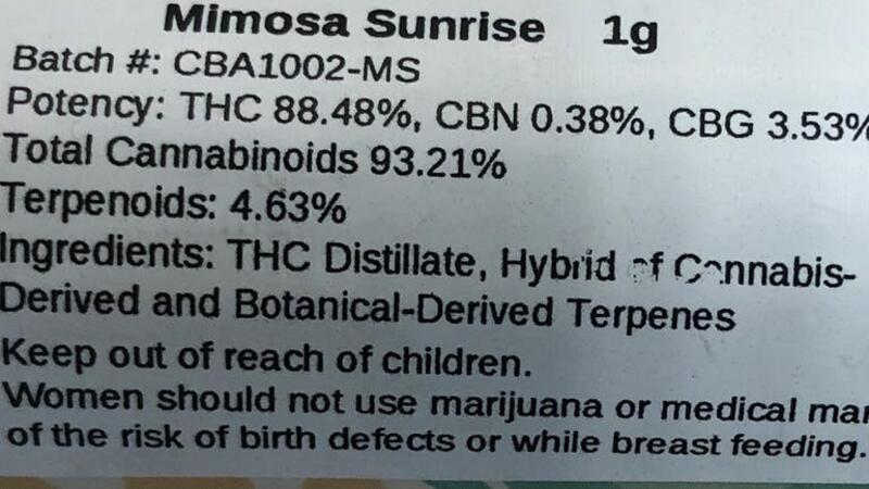 Mimosa Sunrise Sunday 1g Cart