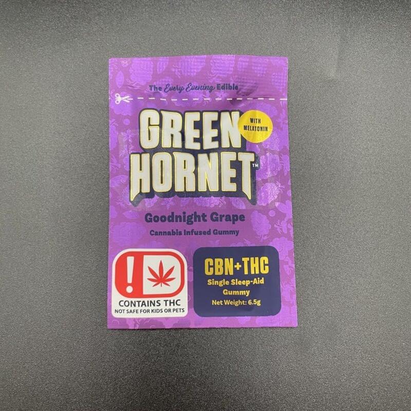 Green Hornet - 10mg Single Dose - Goodnight Grape