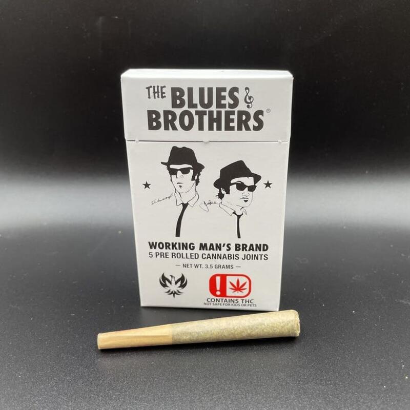 Blues Bros - 5 Pack 0.7g Joints - Garlic Grove