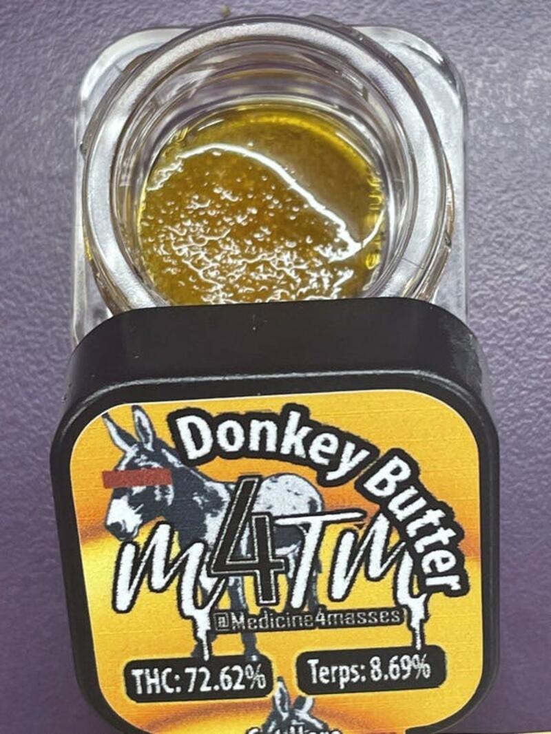 2 FOR $50 - Medicine 4 The Masses - Donkey Butter 8.69% Terps