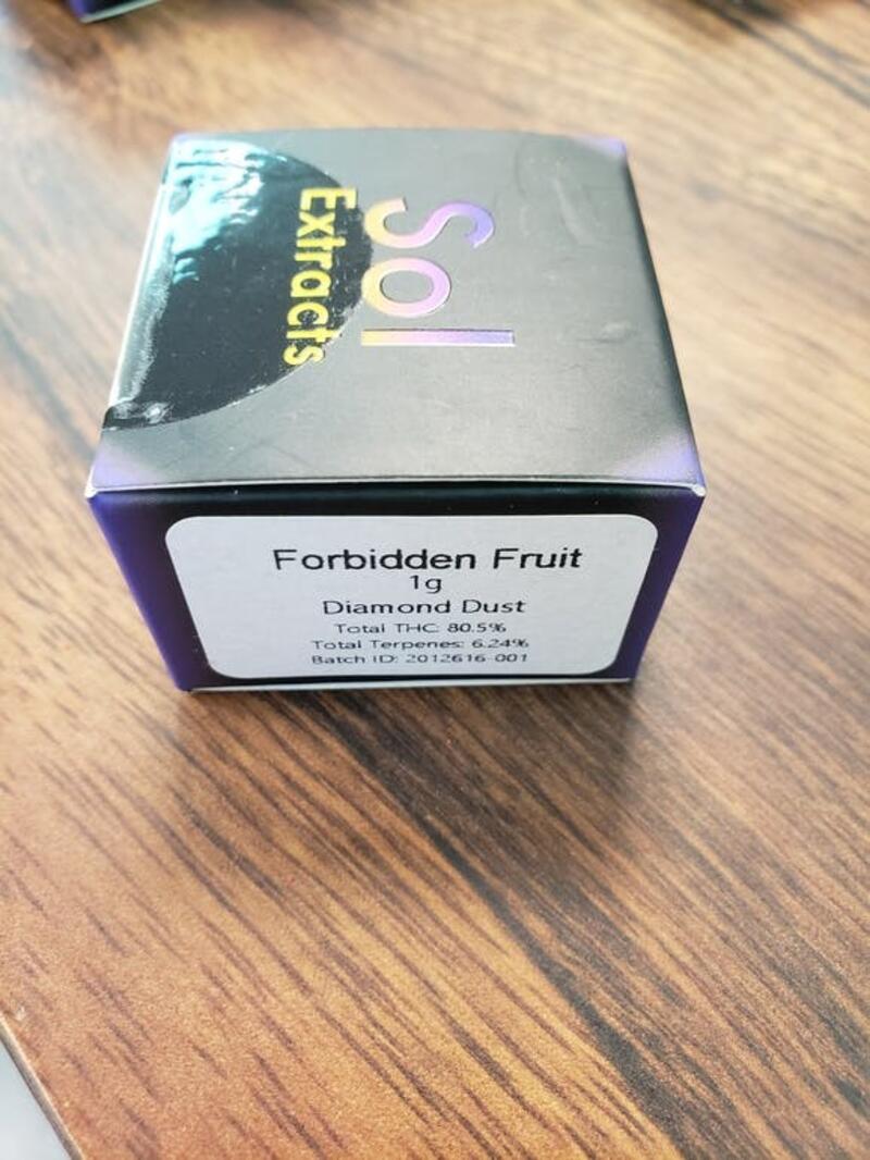 SOL Forbidden Fruit 1G Diamond Dust