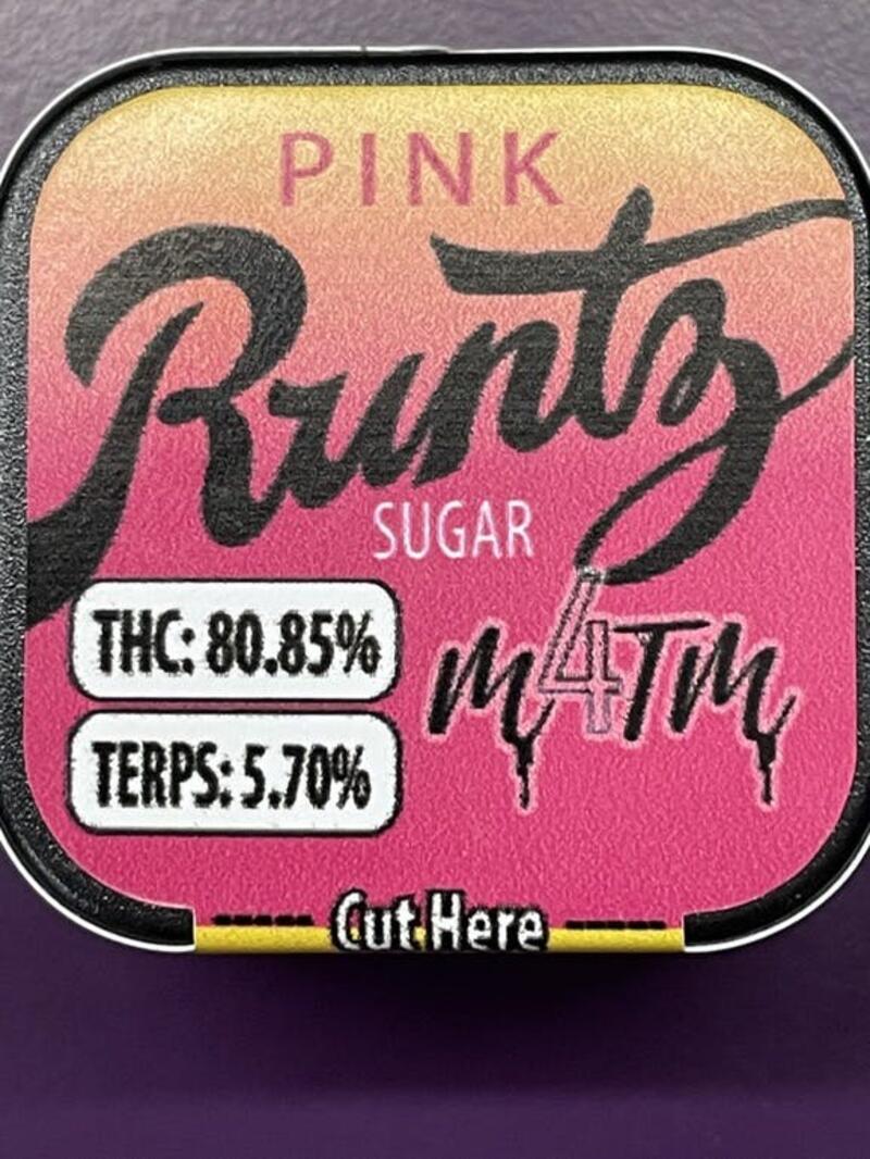 2 FOR $50 - Medicine 4 The Masses - Pink Runtz 5.70% Terps