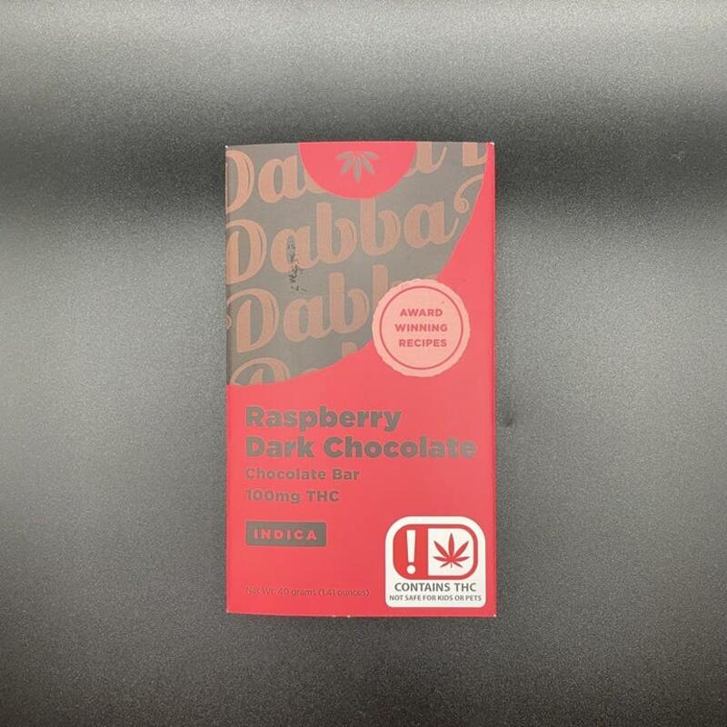 Dabba - 100mg Indica - Raspberry Dark Chocolate
