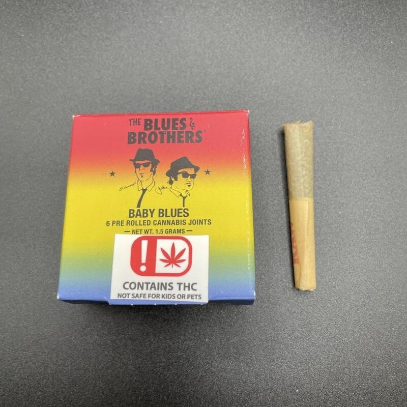 Blues Bros - 6 Pack 0.25g Joints - Garlic Grove