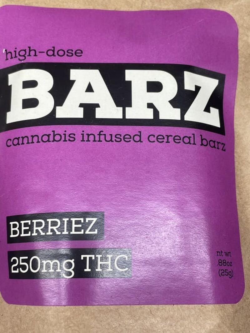 BARZ - Berriez 250mg Cereal Bar