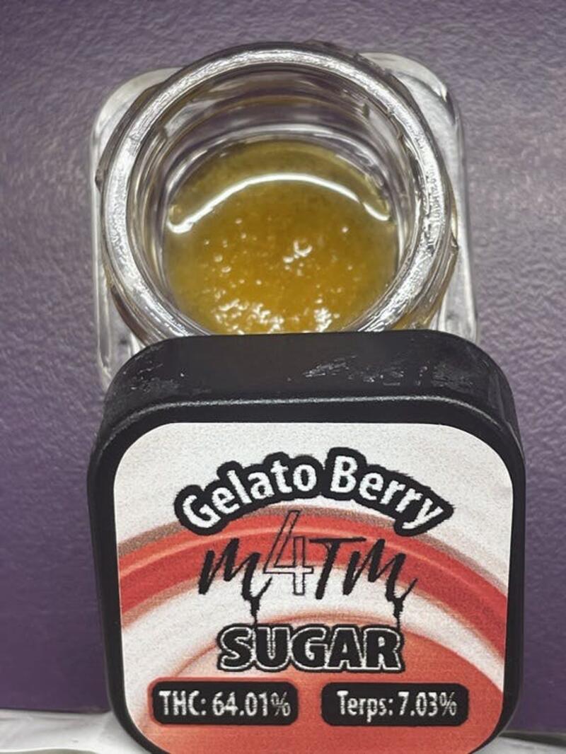 2 FOR $50 - Medicine 4 The Masses - Gelato Berry 7.03% Terps