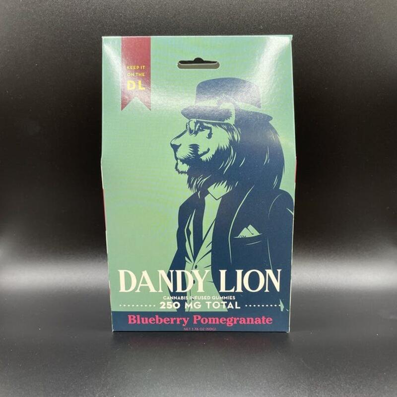 Dandy Lion - 250mg - Blueberry Pomengranate