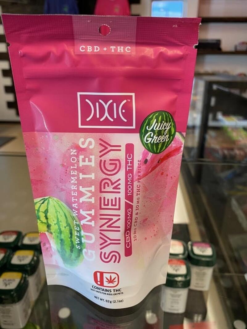Dixie - 100mg 1:1 CBD/THC Synergy - Sweet Watermelon