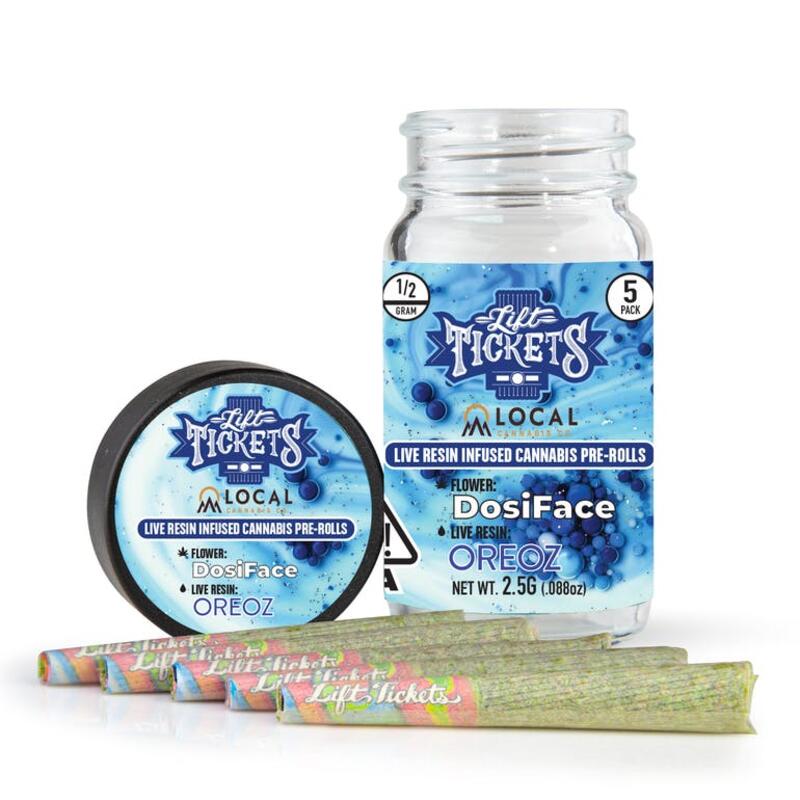 Dosiface x Oreoz - Infused Pre-Roll 5-Pack