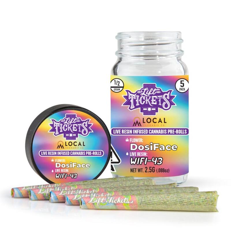 Dosiface x Wifi 43 - Infused Pre-Roll 5-Pack