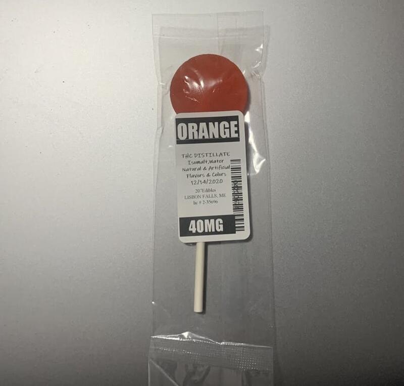 Lollipop Orange 40mg