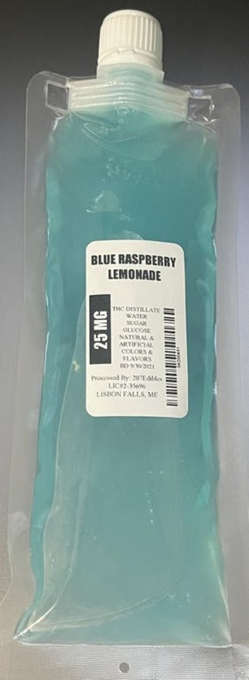 Blue Raspberry Lemonade Freeze pop 25MG THC