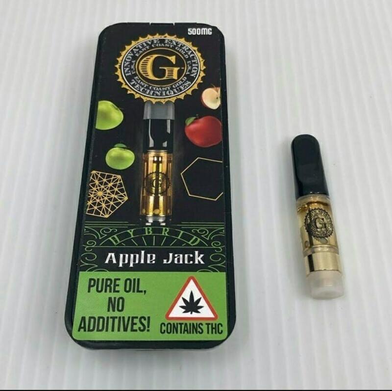 Apple Jack- East Coast Gold distillate cartridge