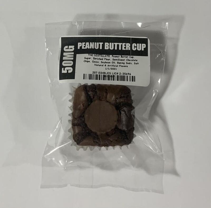 Peanut Butter Cup Brownie 50mg