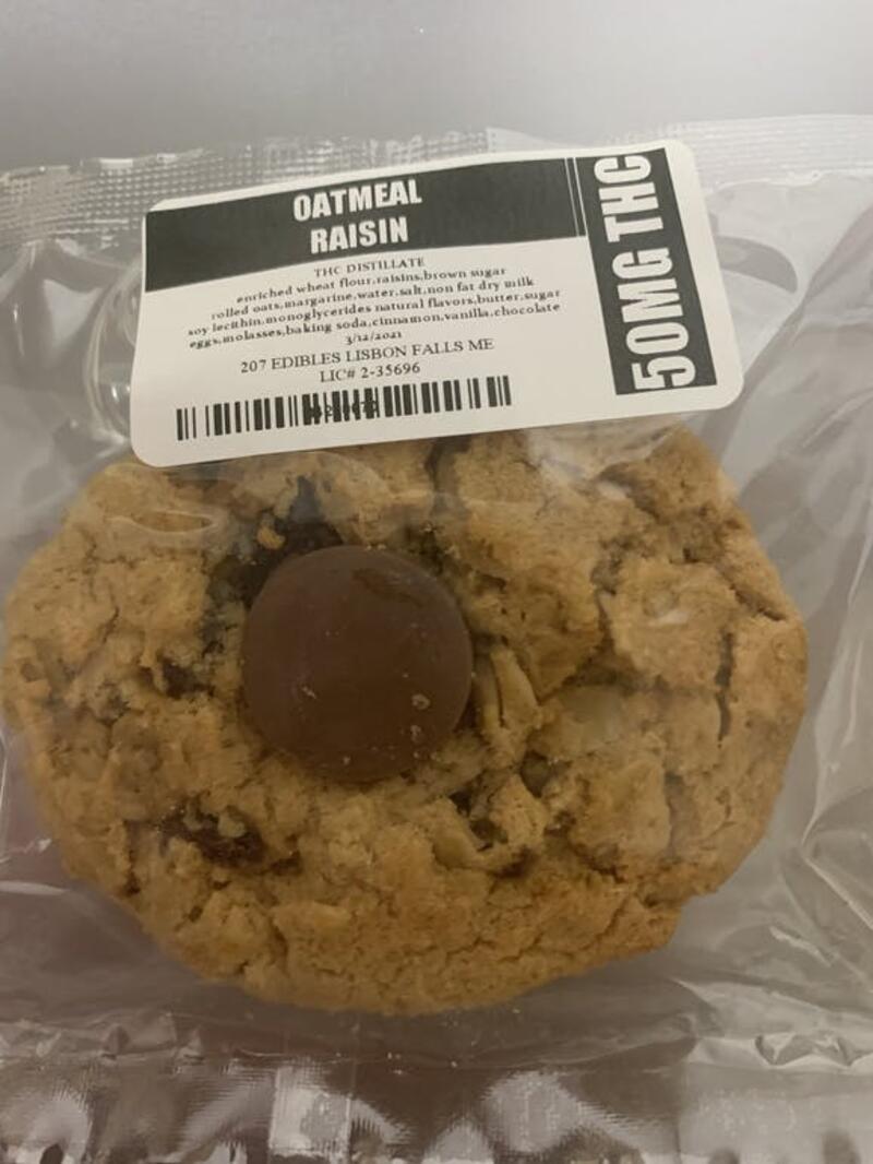 Oatmeal Raisin Cookie 🍪 50mg