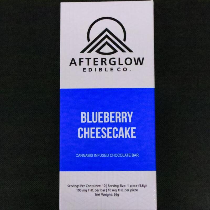 100mg Chocolate Bar - Blueberry Cheesecake
