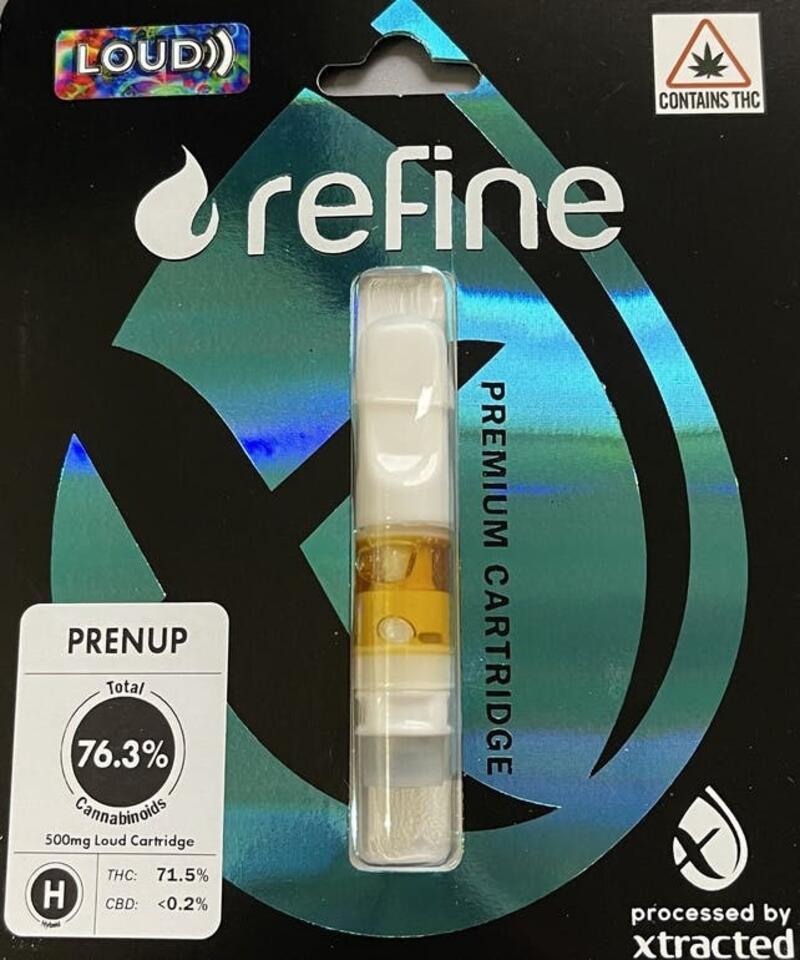PreNup LOUD Resin Vape Cart .5G - Refine