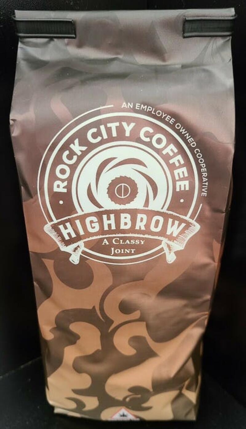 THC Infused Coffee - 250mg/ 1/2lb Expresso - Highbrow / Rock City