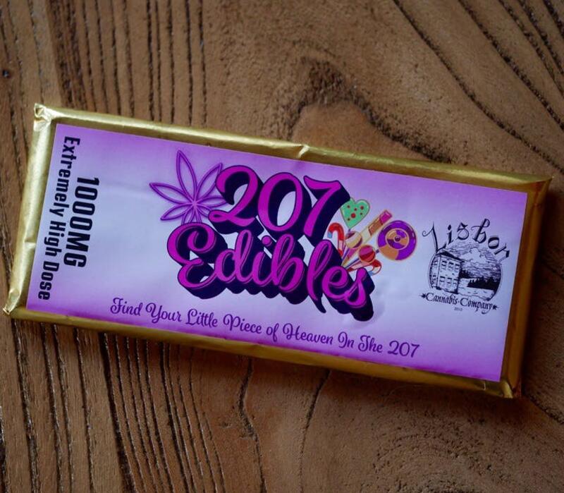 1000mg Chocolate Bar - 207 Edibles