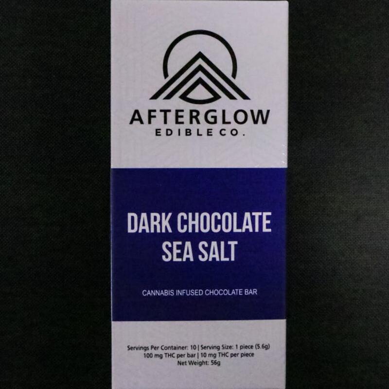 100mg Chocolate Bar - Dark Chocolate Sea Salt