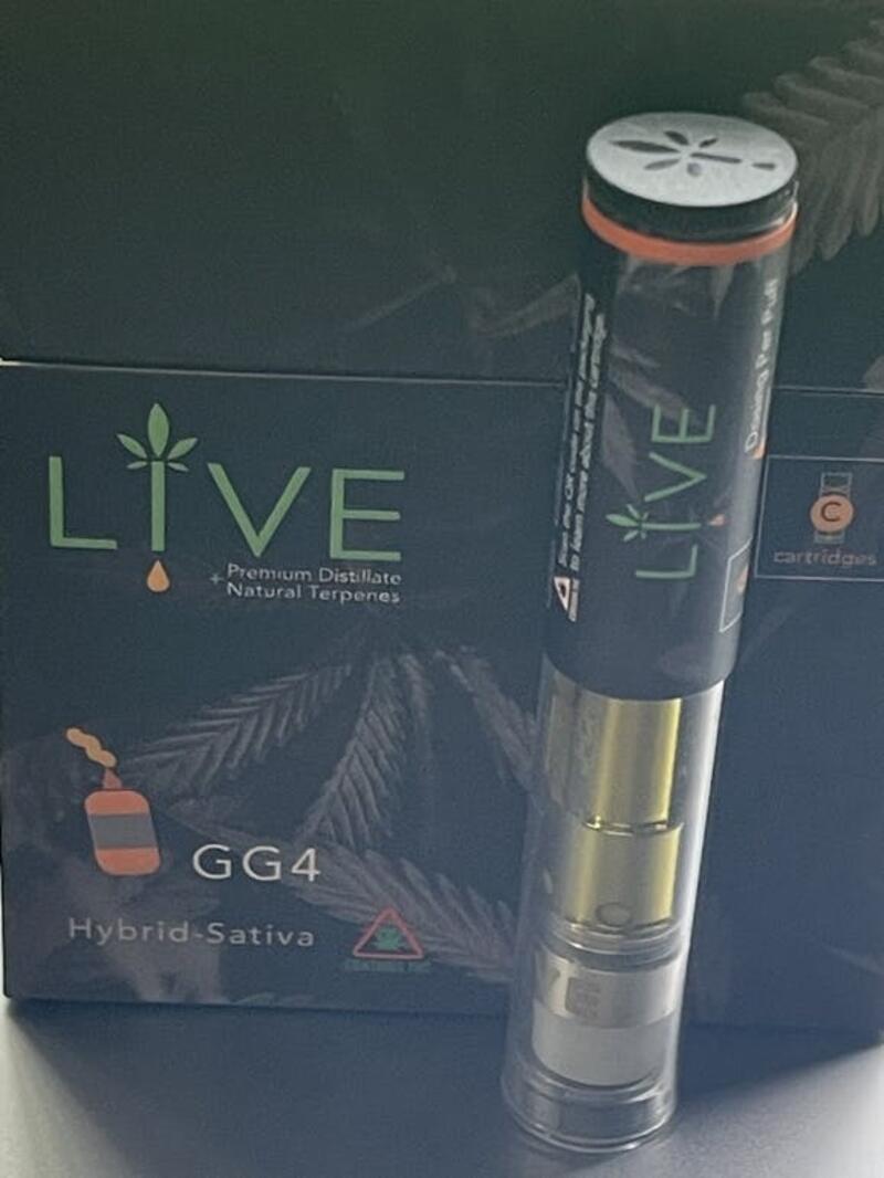 GG4 Distillate Vape Cart 1G| Live