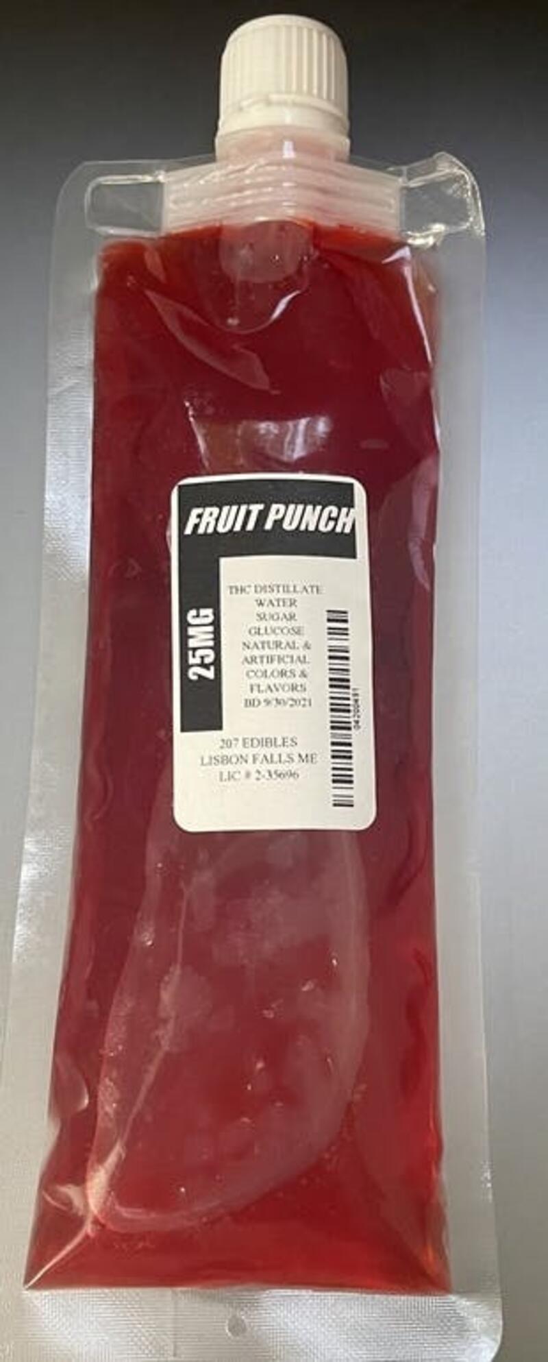 Fruit Punch Freeze Pop 25MG thc