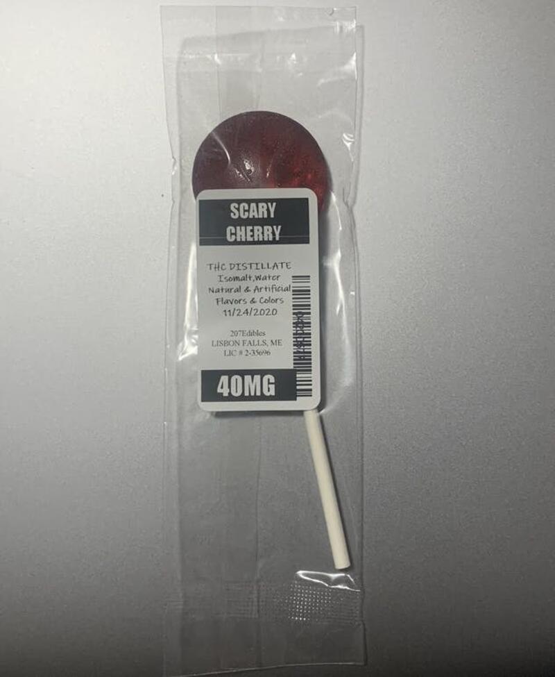 Lollipop Scary Cherry 40mg