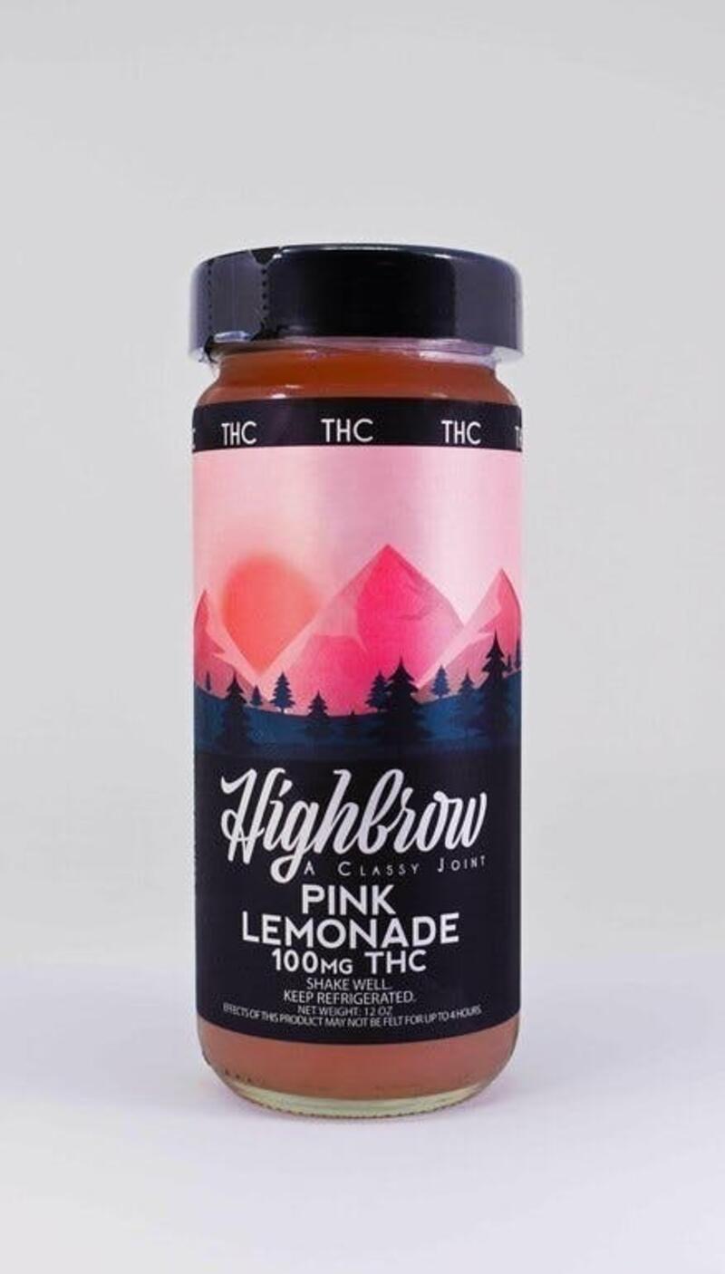 100mg THC Pink Lemonade - High Brow