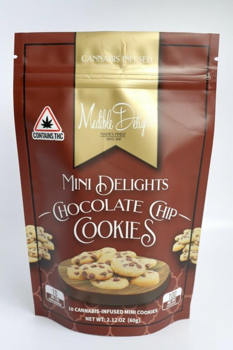 Chocolate Chip Mini Cookies 100mg THC
