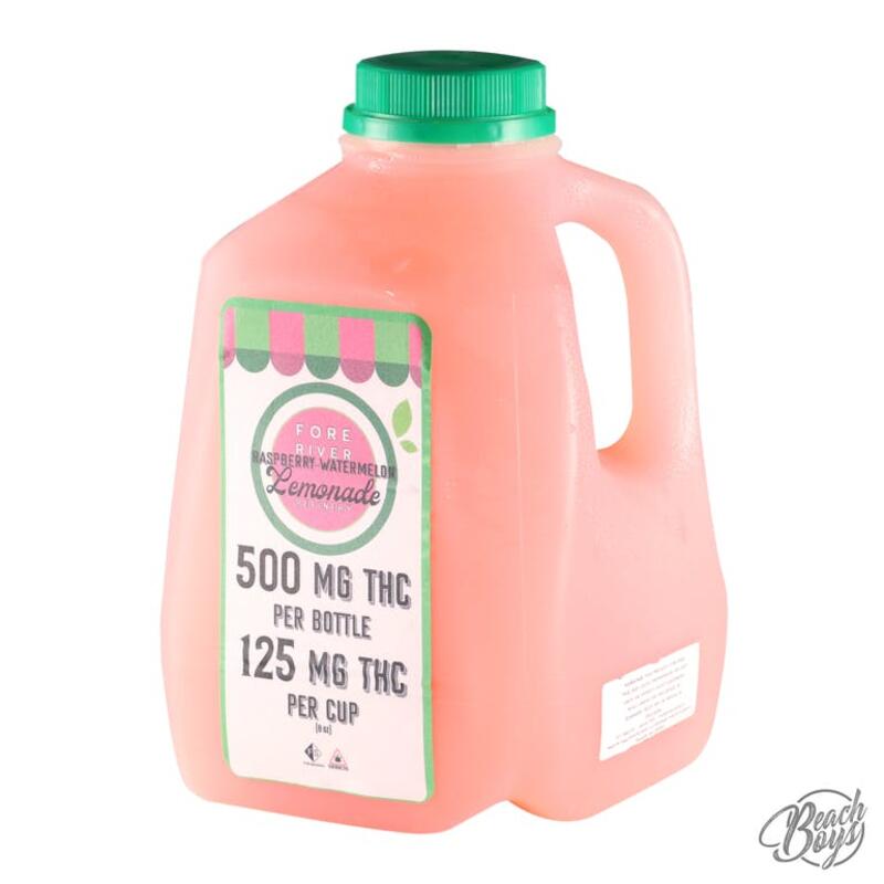 500mg Raspberry Watermelon Lemonade 32oz - Fore River Refinery