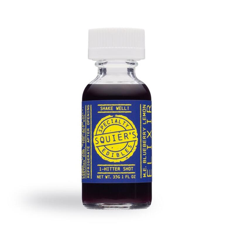 Squier's 100mg Blueberry Lemon 1 Hitter Elixir