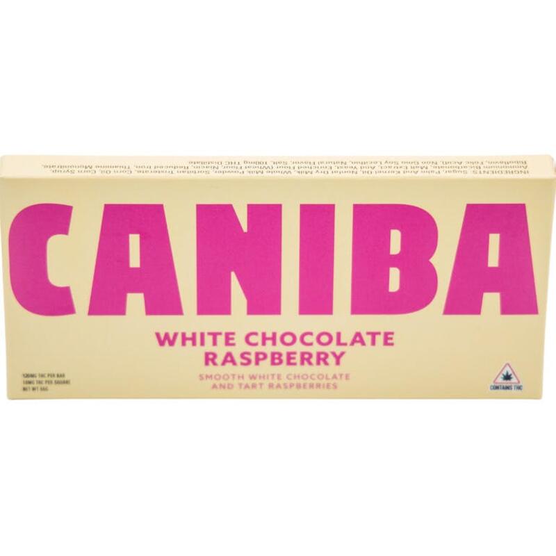 Caniba Candy Bar - 120mg White Chocolate Raspberry