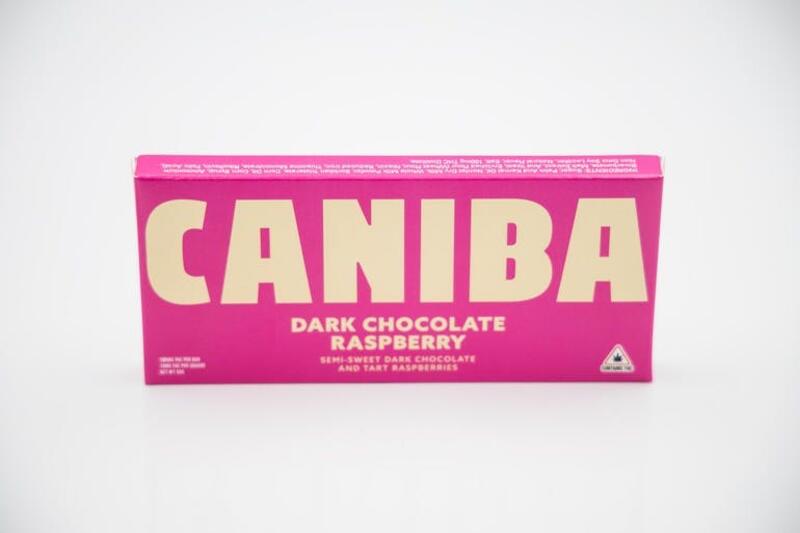Chocolate Bar. Dark Raspberry 120mg. Caniba Naturals