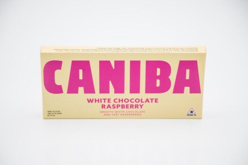 Chocolate Bar. White Raspberry 120mg. Caniba Naturals
