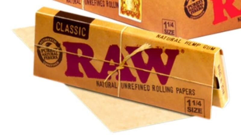 Papers - Raw 1 1/4" Rolling papers