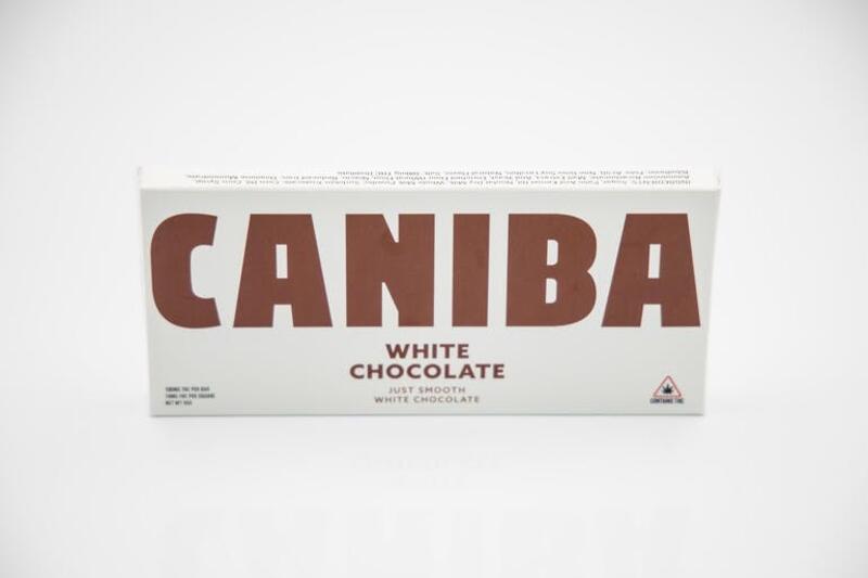 Chocolate Bar. White 120mg. Caniba Naturals