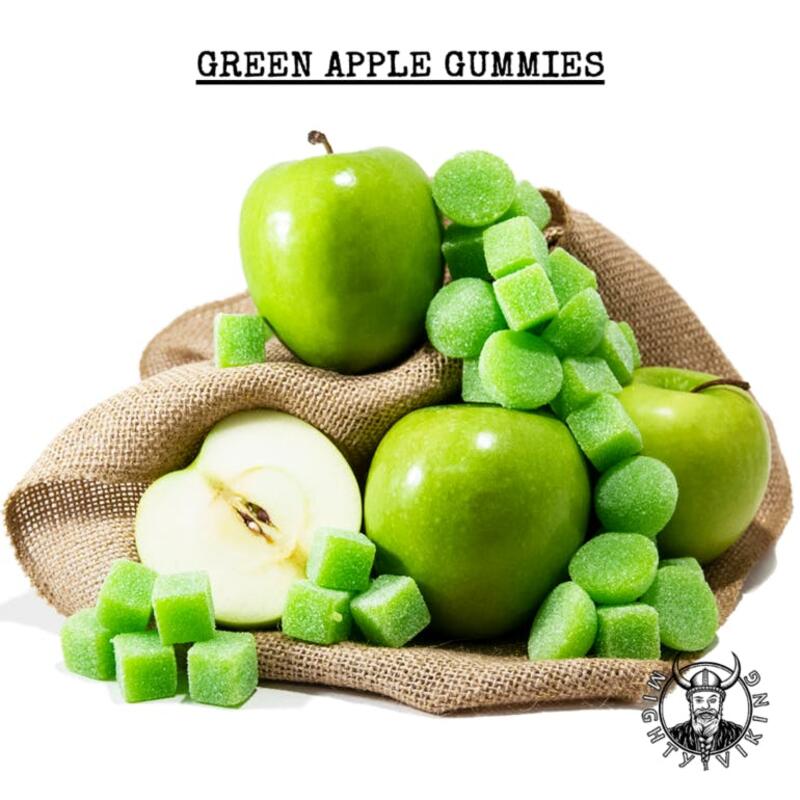 100mg Green Apple Gummies
