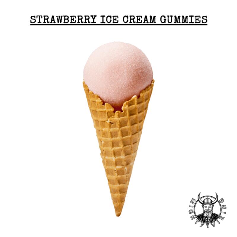 100mg RSO Strawberry Ice Cream Gummies