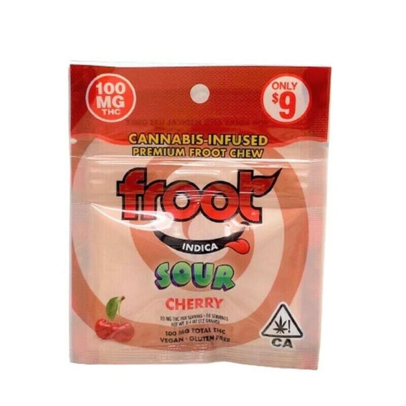 Froot | Froot | Sour Cherry Root Chews 100mg