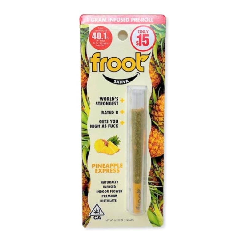 Froot | Pineapple Express Infused Preroll 1g