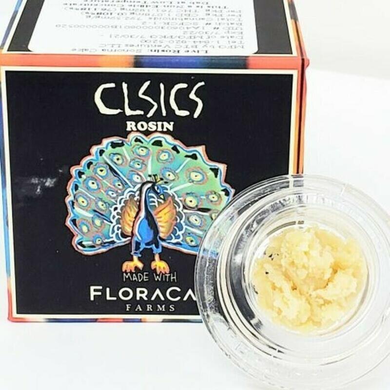 CLSIC | CLSICS x FloraCal Sonoma Cake (1g) Live Rosin