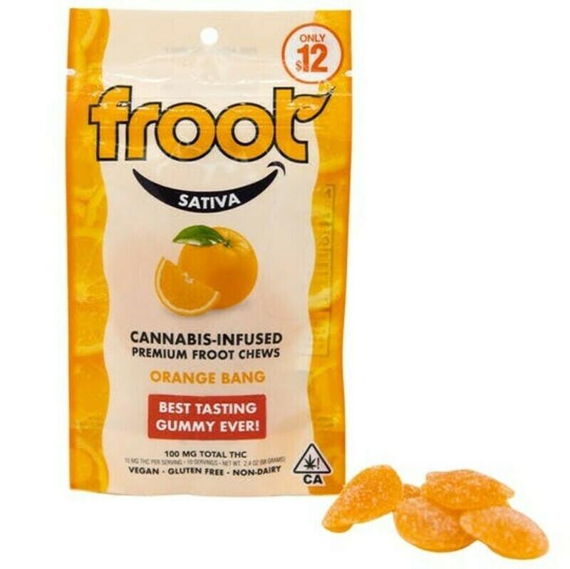 Froot | Froot | Orange Bang Gummies 100mg