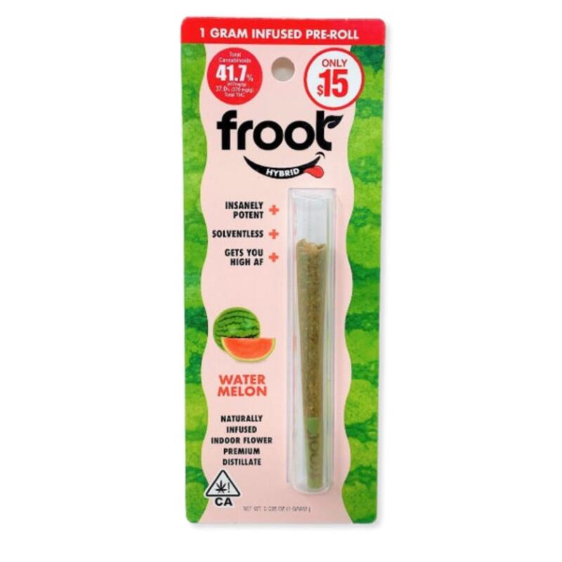 Froot | Froot Watermelon Infused Preroll 1g